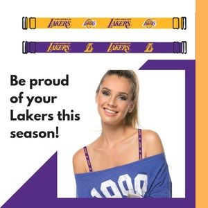Fliips Reversible Bra Straps LA Lakers
